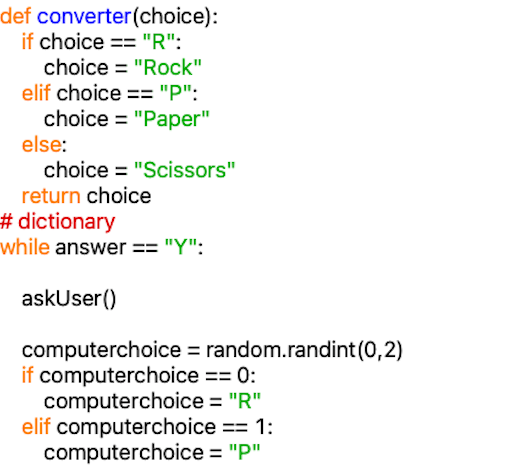 Rock, Paper and Scissors image in Python